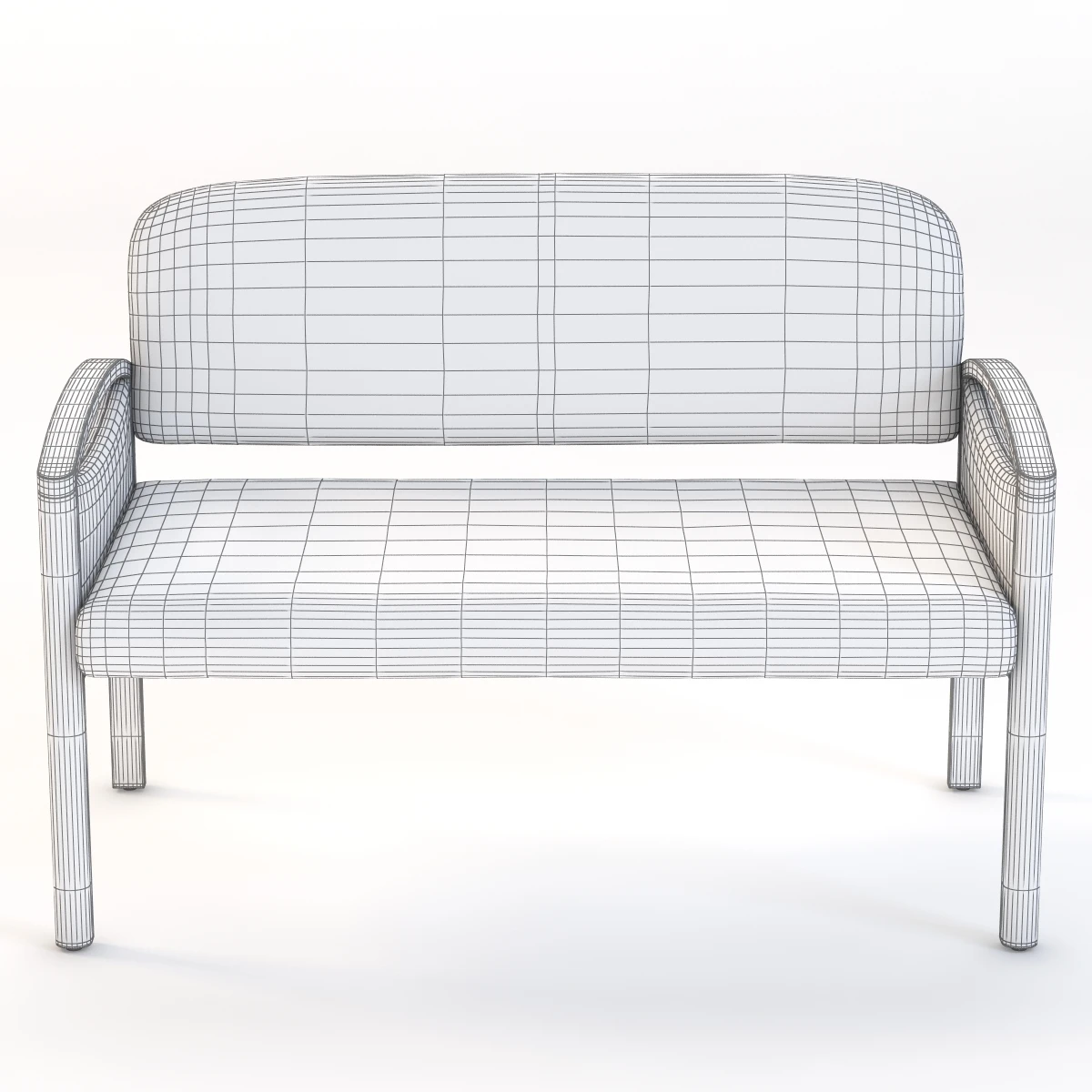 Nemschoff Horizon Multiple Public Seating 722-2-Ls 3D Model_016