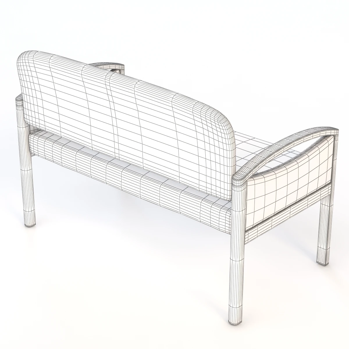 Nemschoff Horizon Multiple Public Seating 722-2-Ls 3D Model_014