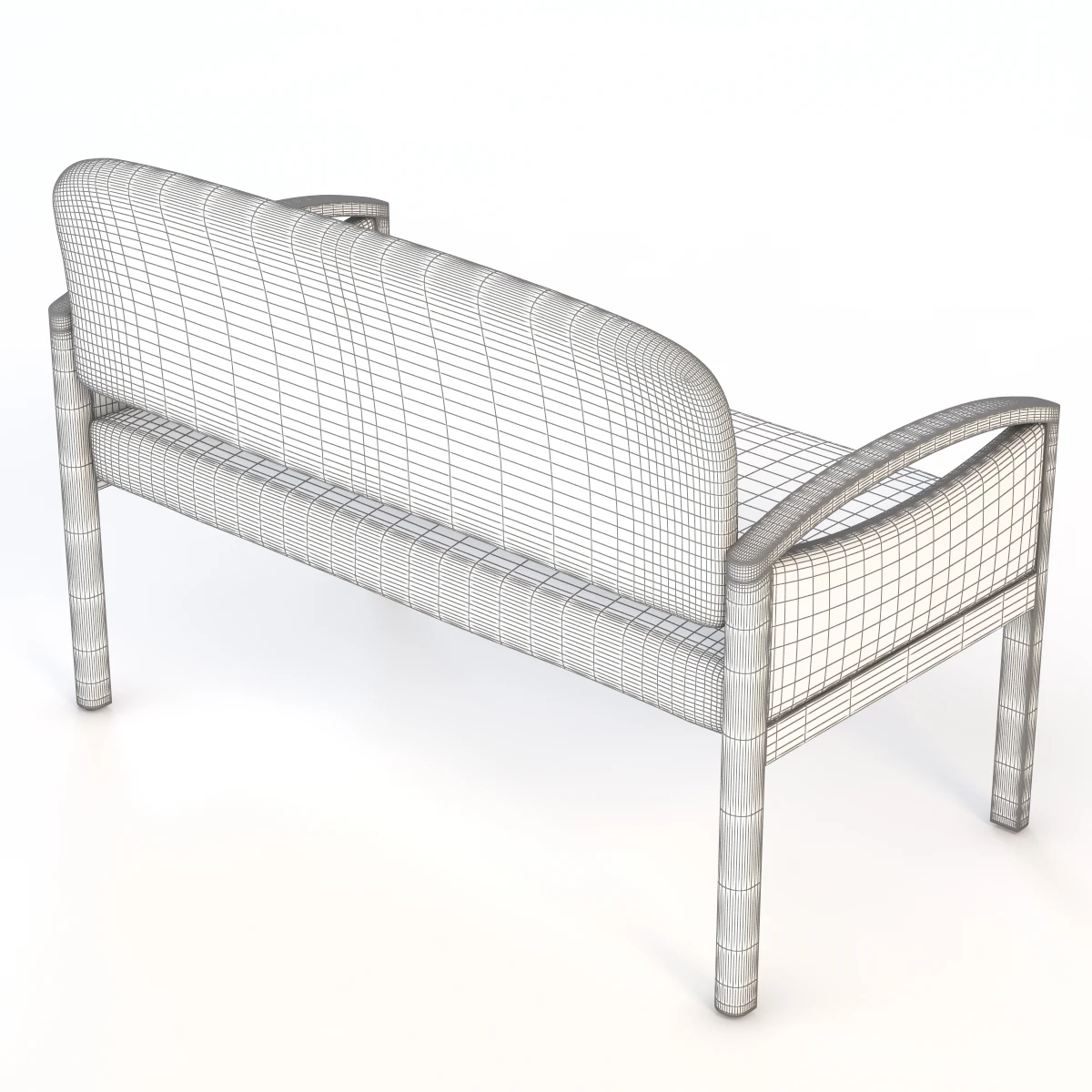 Nemschoff Horizon Multiple Public Seating 722-2-Ls 3D Model_015