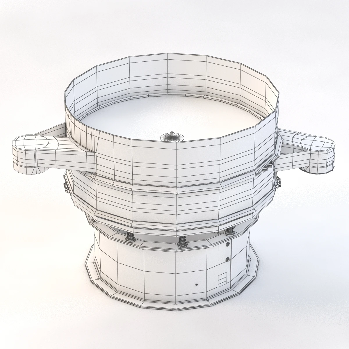 Sweco Crushing And Screening Machine 3D Model_08