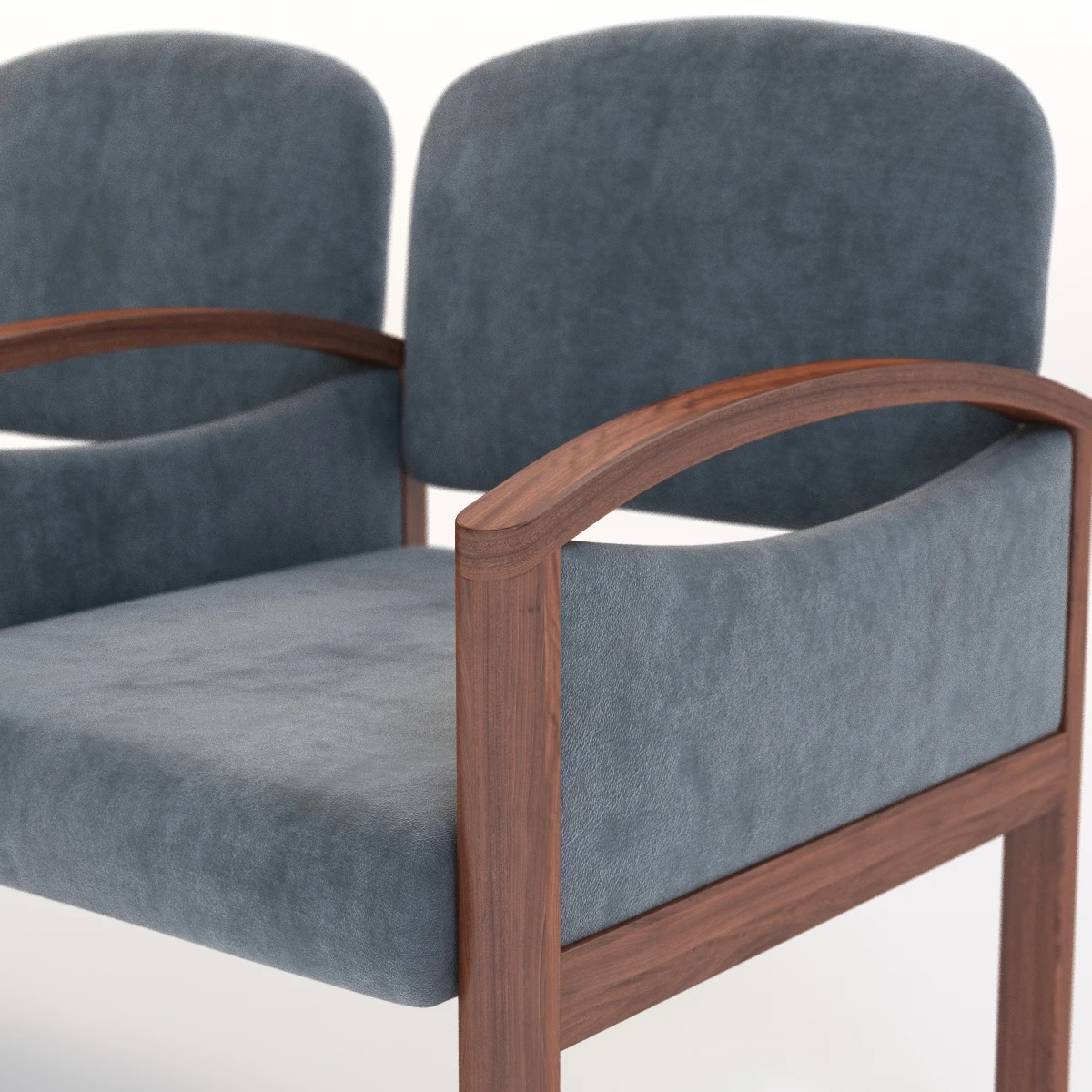 Nemschoff Horizon Multiple Public Seating 722-3 3D Model_010