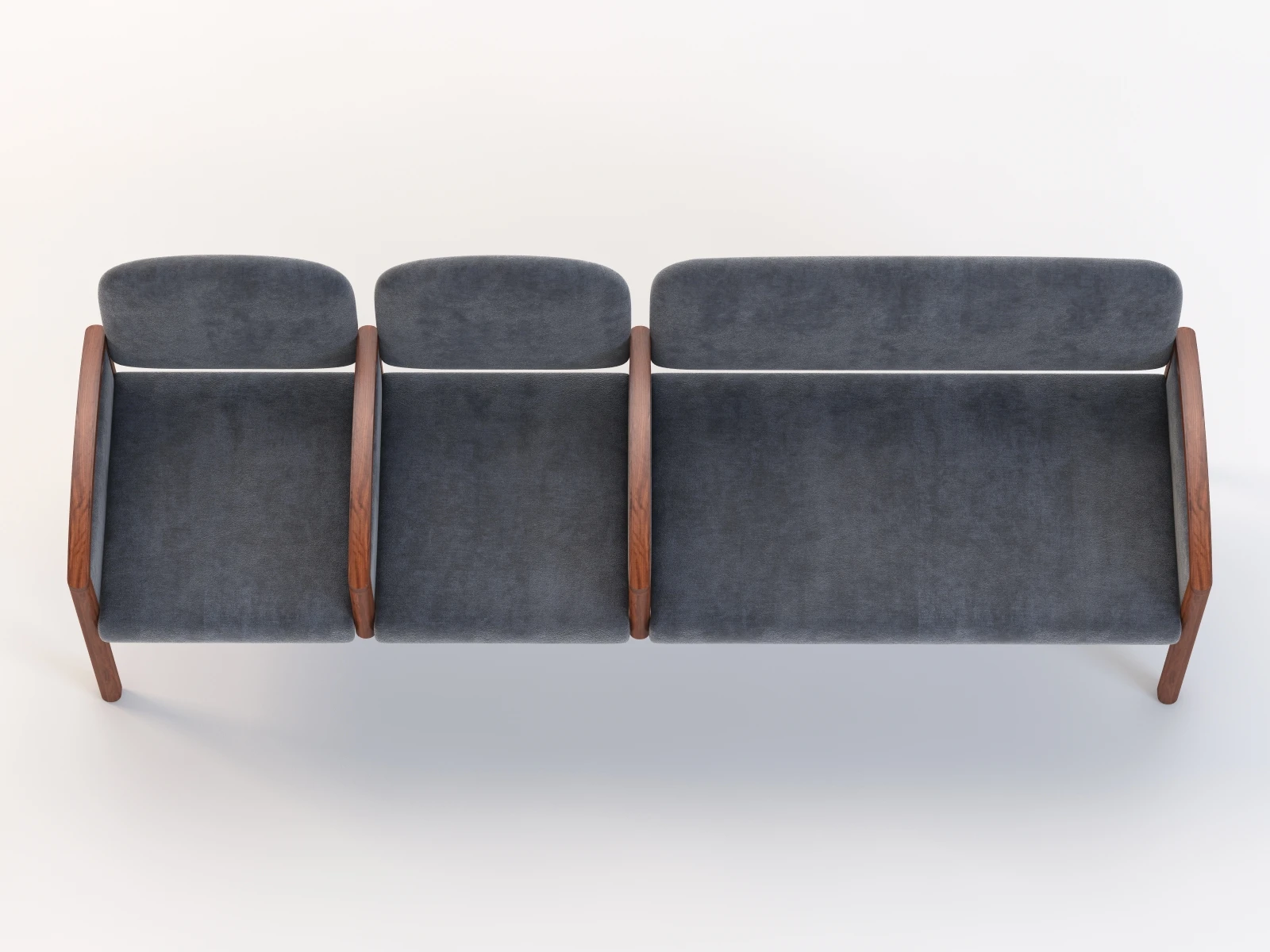 Nemschoff Horizon Multiple Public Seating 722-4-2-Ch-Ls 3D Model_06