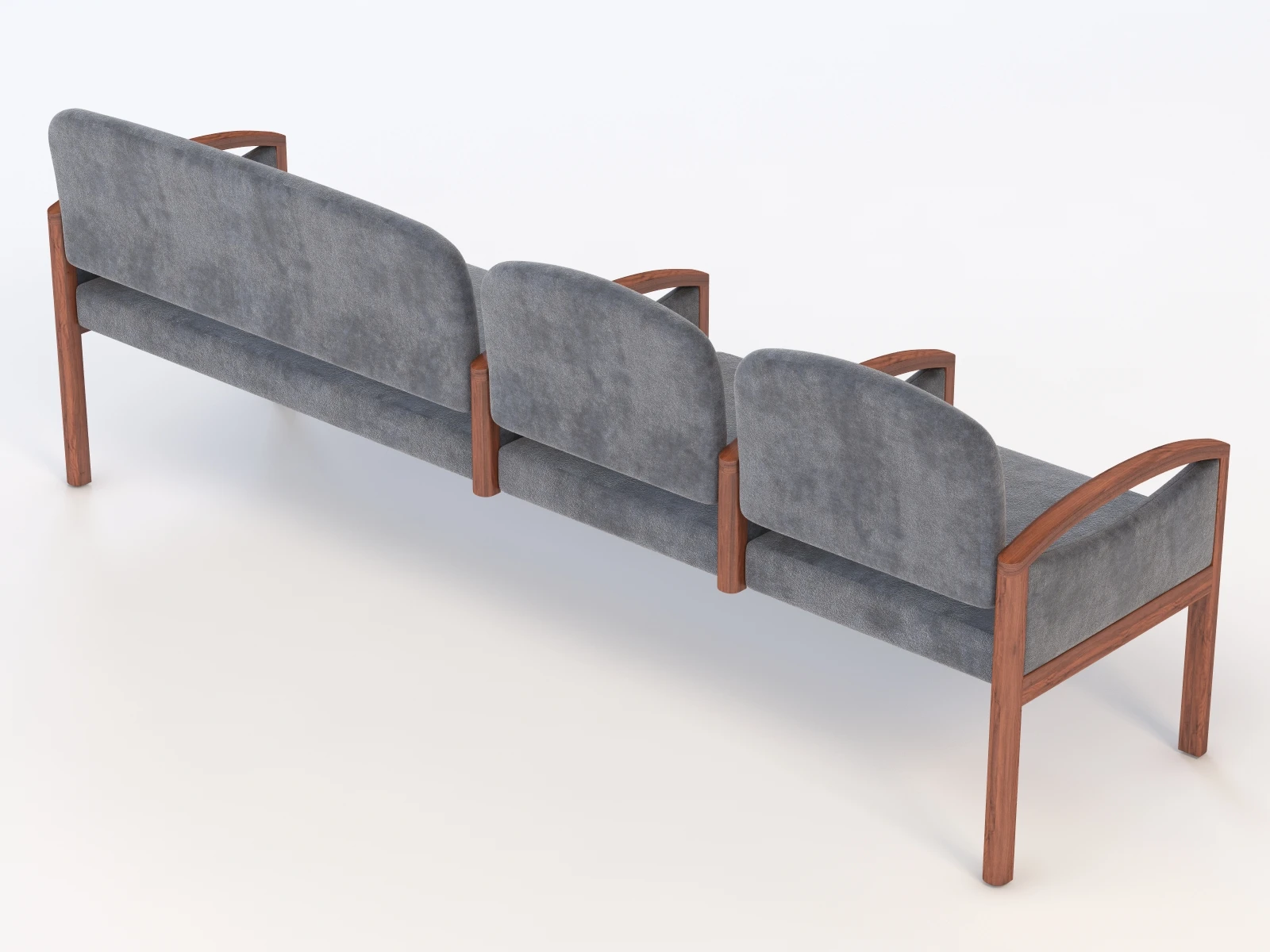 Nemschoff Horizon Multiple Public Seating 722-4-2-Ch-Ls 3D Model_03
