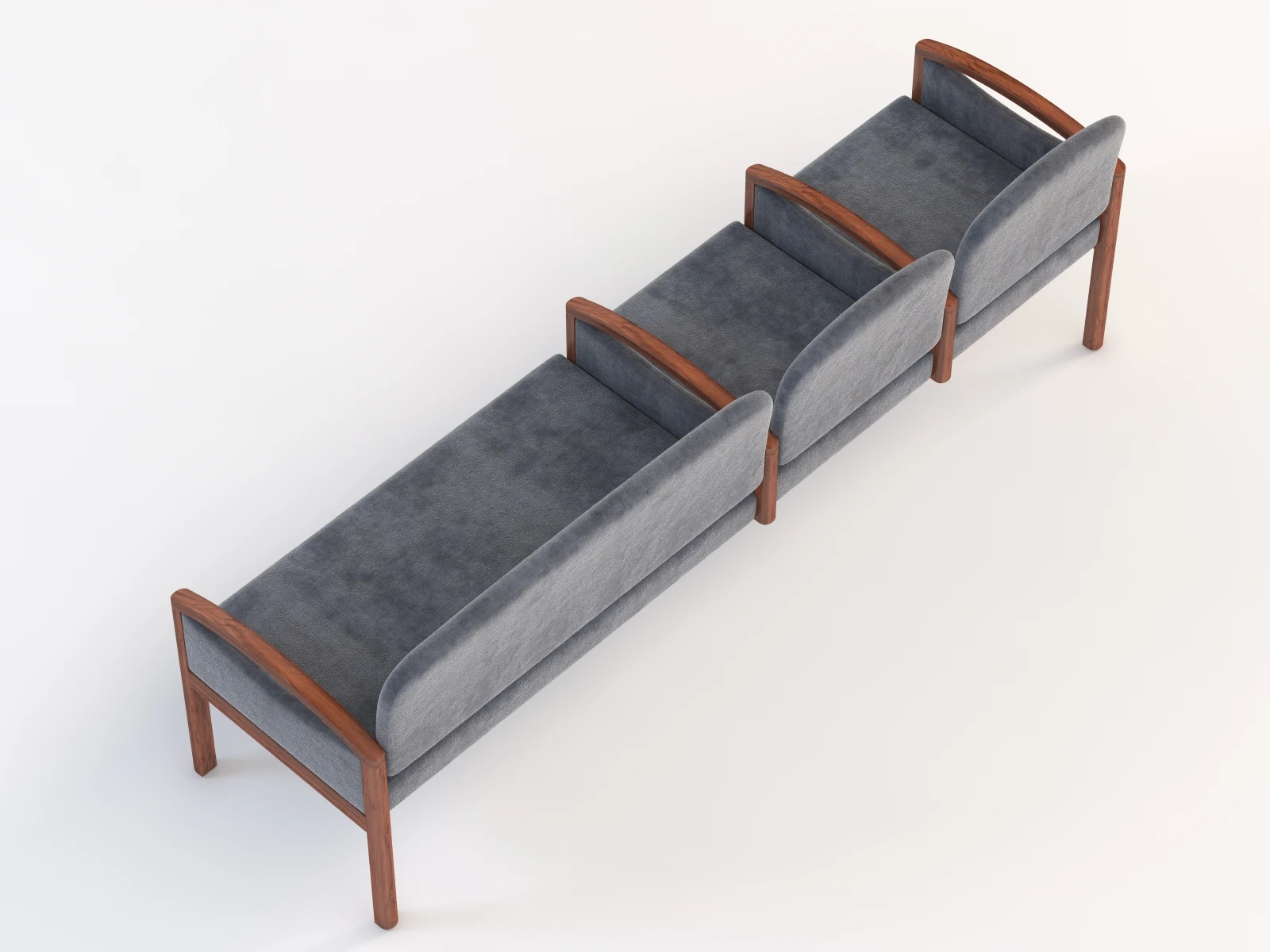 Nemschoff Horizon Multiple Public Seating 722-4-2-Ch-Ls 3D Model_08