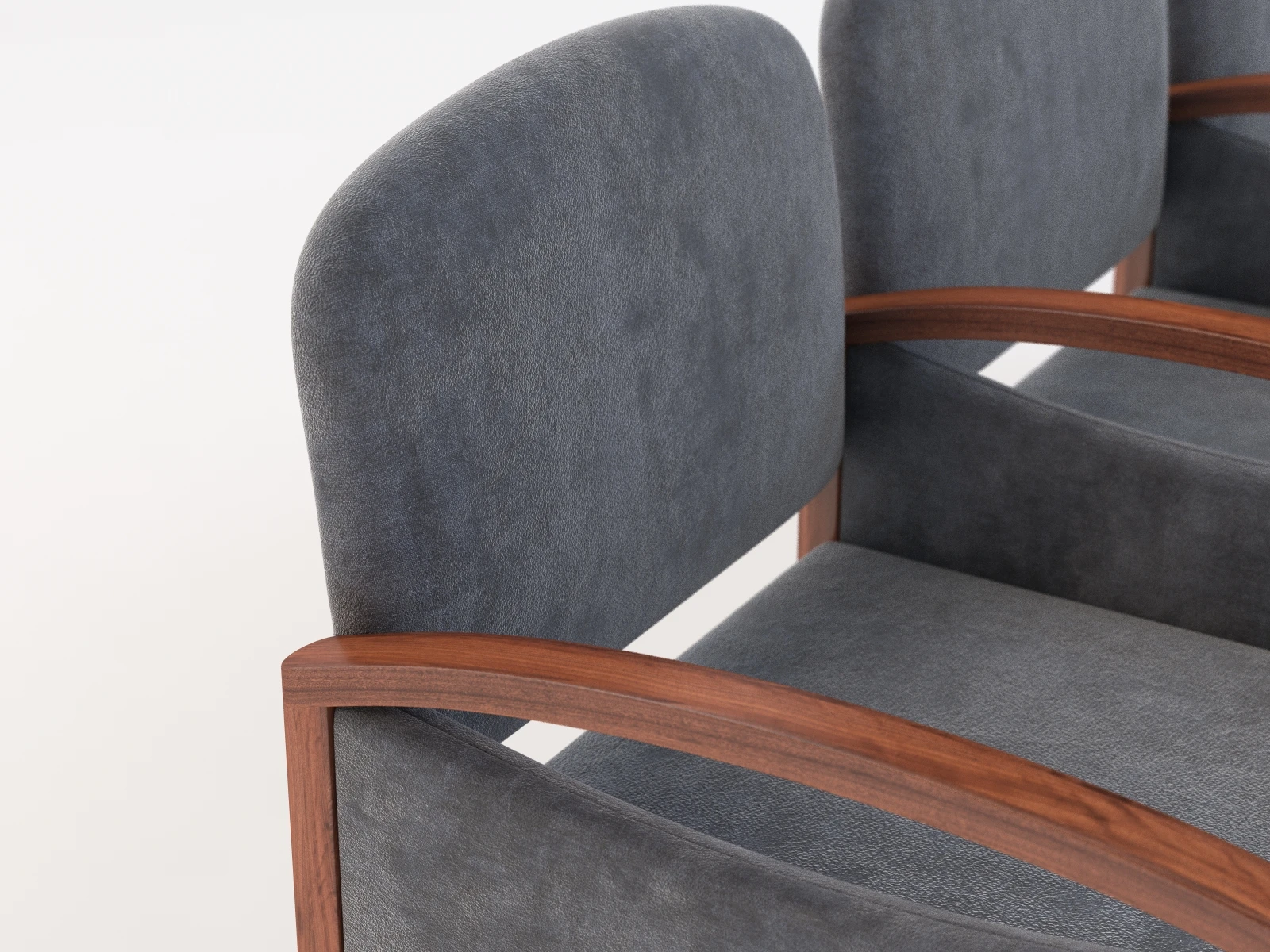 Nemschoff Horizon Multiple Public Seating 722-4-2-Ch-Ls 3D Model_011