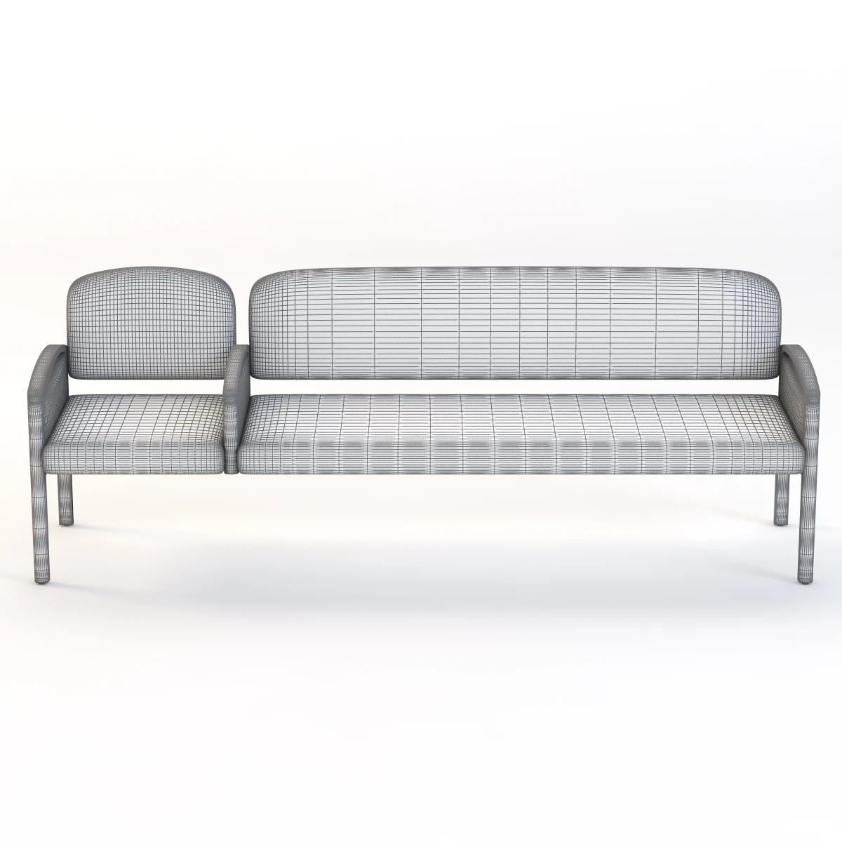Nemschoff Horizon Multiple Public Seating Delta Chair 3D Model_017