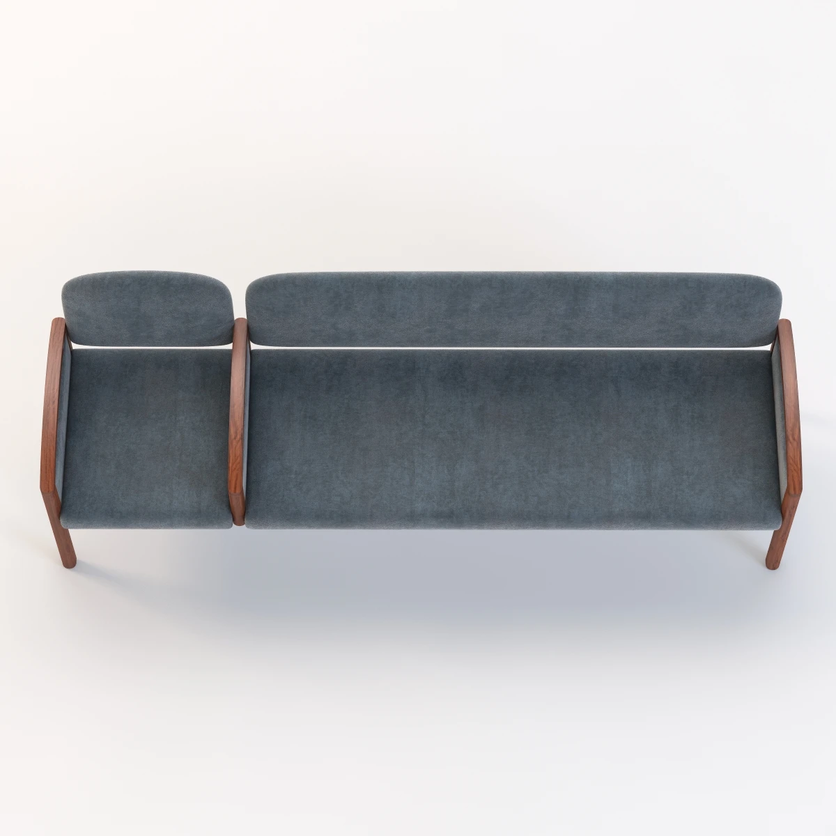Nemschoff Horizon Multiple Public Seating Delta Chair 3D Model_06