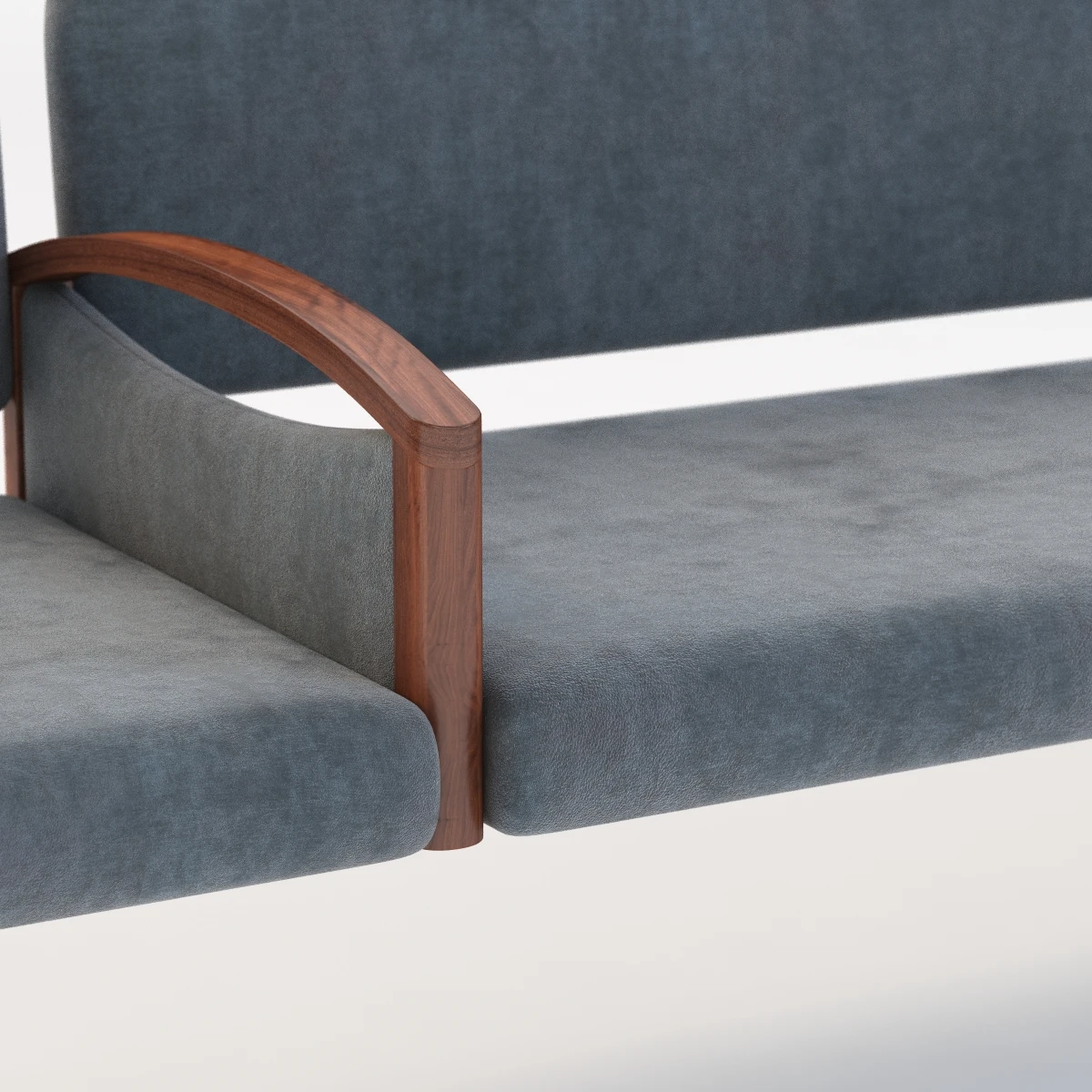 Nemschoff Horizon Multiple Public Seating Delta Chair 3D Model_09