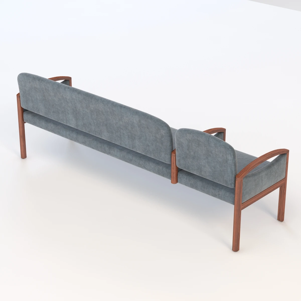 Nemschoff Horizon Multiple Public Seating Delta Chair 3D Model_03