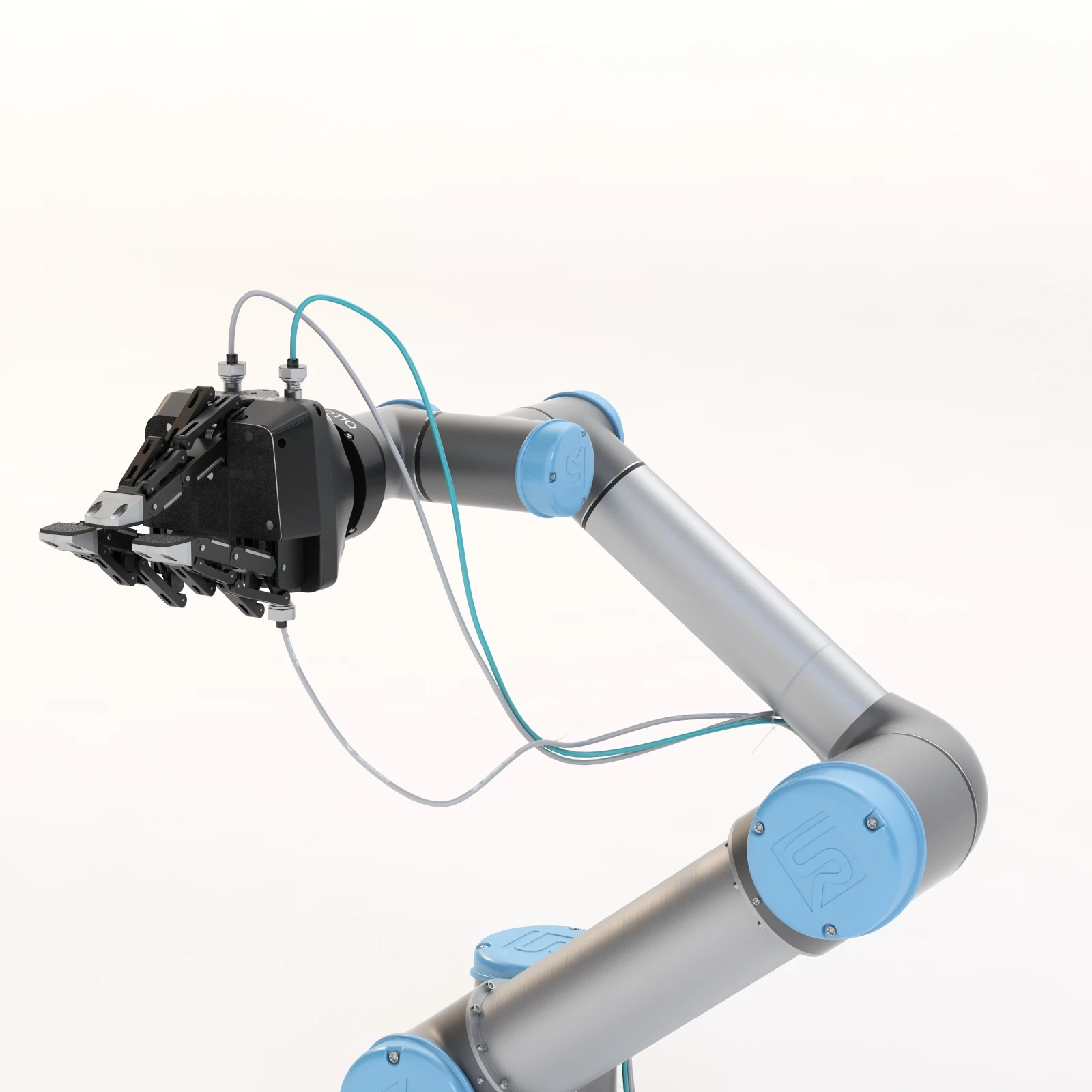 Universal Robots Ur5 With Robotiq Three Finger Adaptive Gripper 3D Model_018