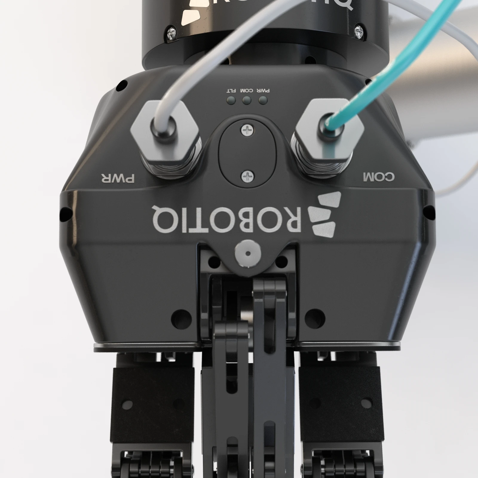 Universal Robots Ur5 With Robotiq Three Finger Adaptive Gripper 3D Model_09