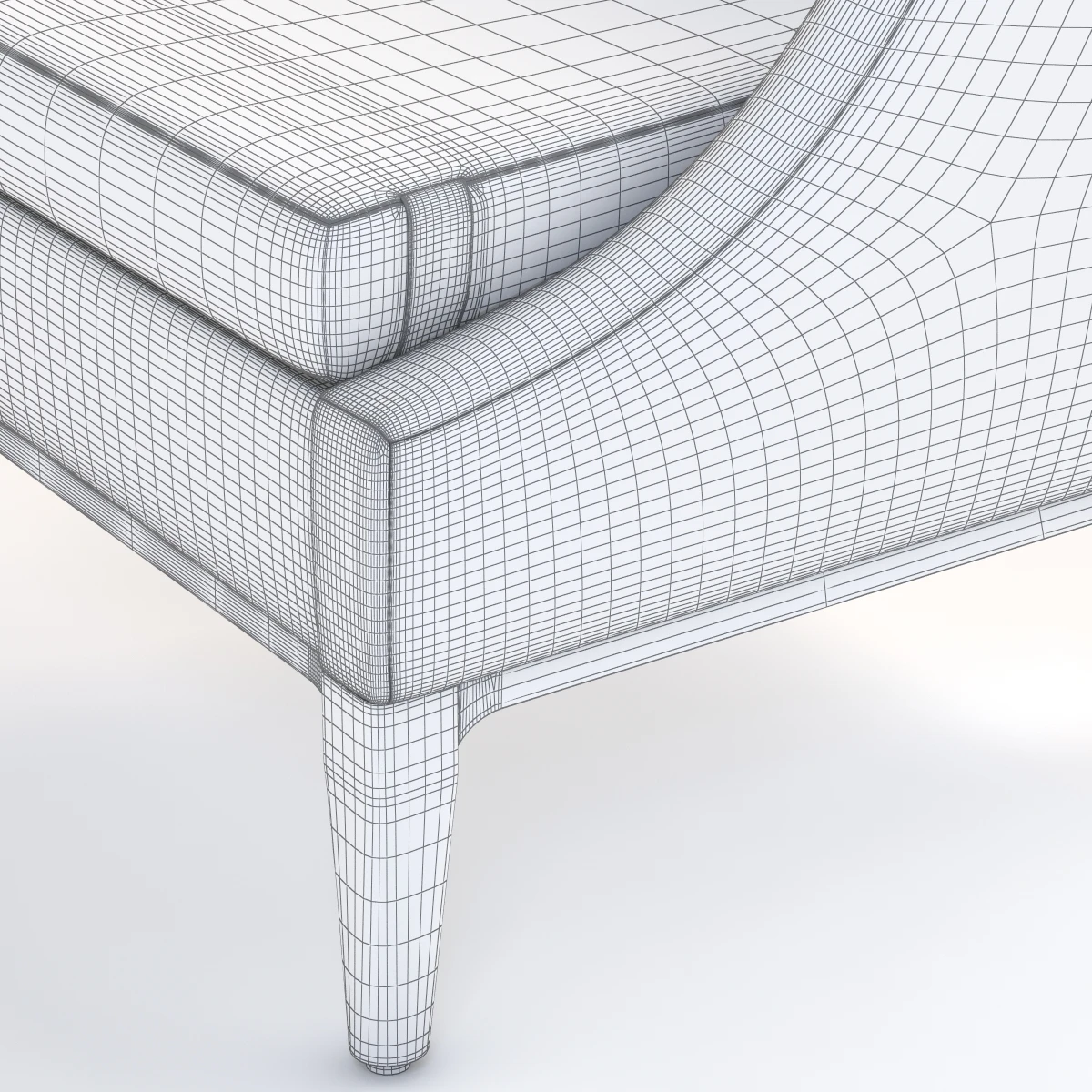 Nemschoff Iris Lounge Chair 970-1 3D Model_07