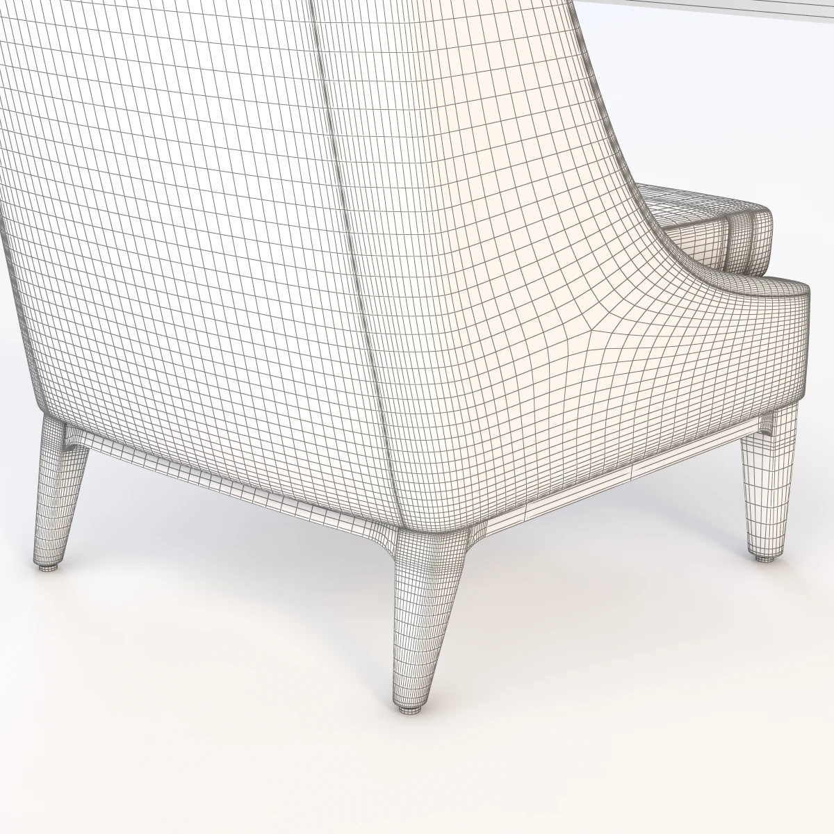 Nemschoff Iris Lounge Chair 970-1 3D Model_09
