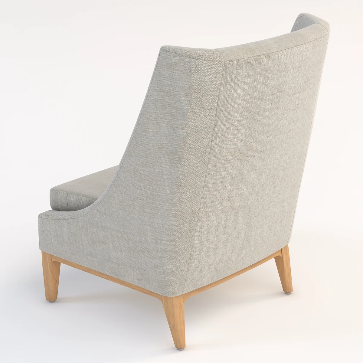 Nemschoff Iris Lounge Chair 970-1 3D Model_01
