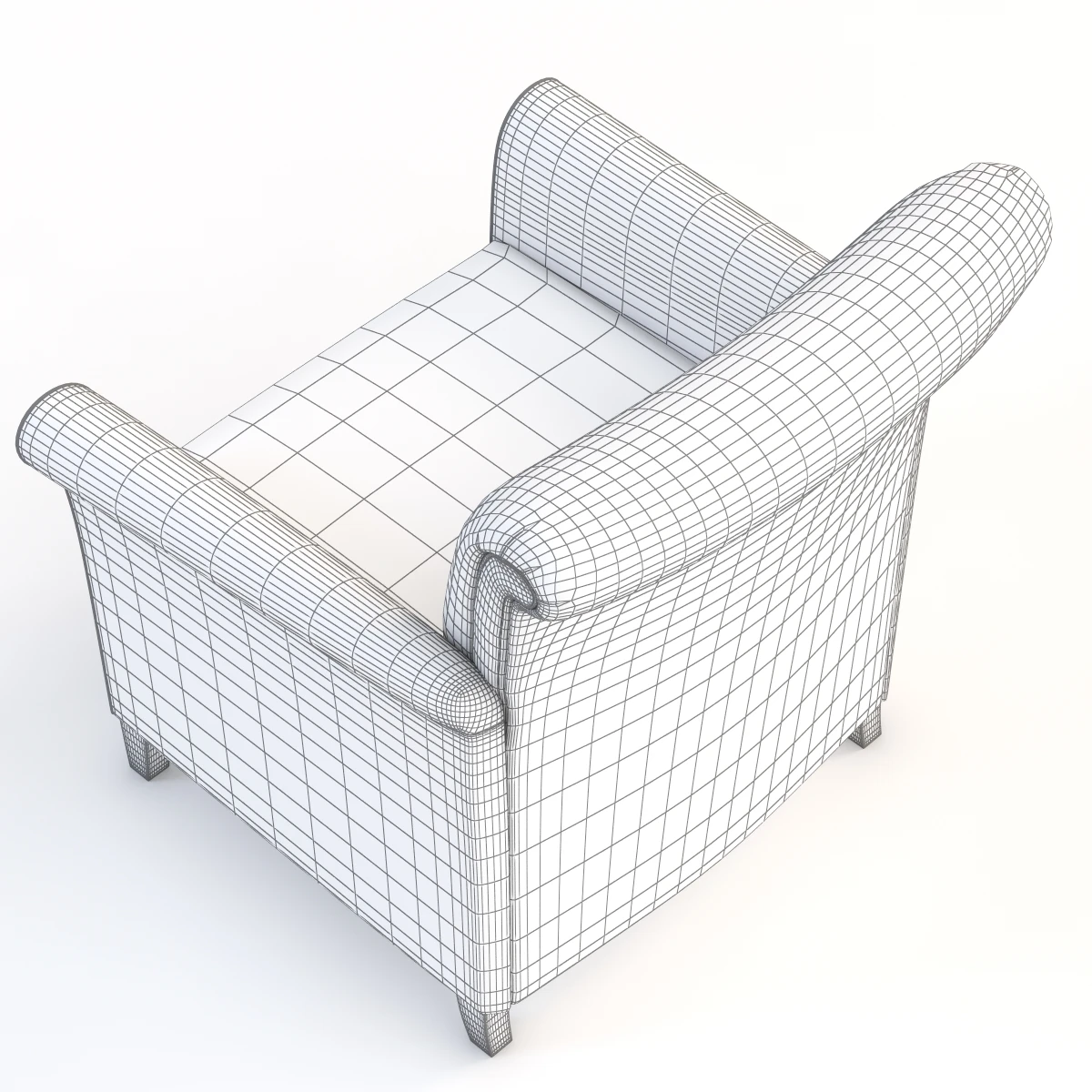Nemschoff Maurice Lounge Seating Semi 3D Model_015