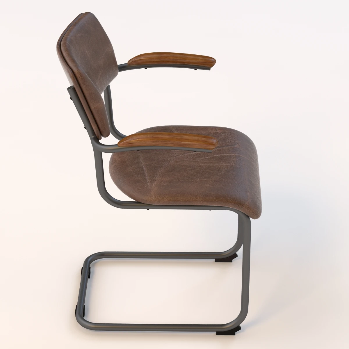 Stephen Industrial Loft Dining Chair 3D Model_03