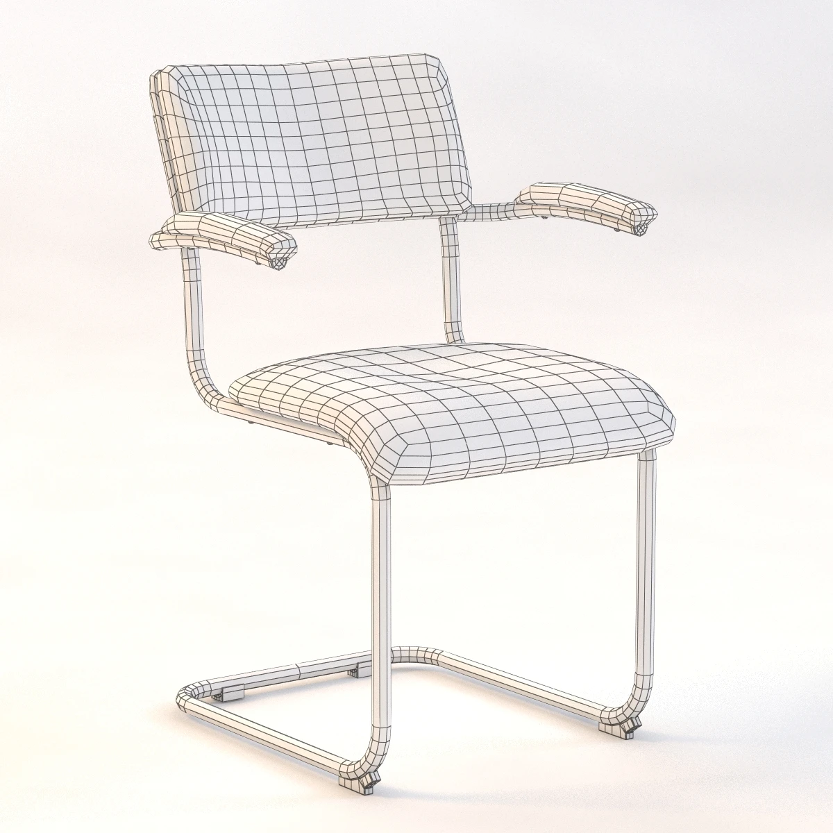 Stephen Industrial Loft Dining Chair 3D Model_010