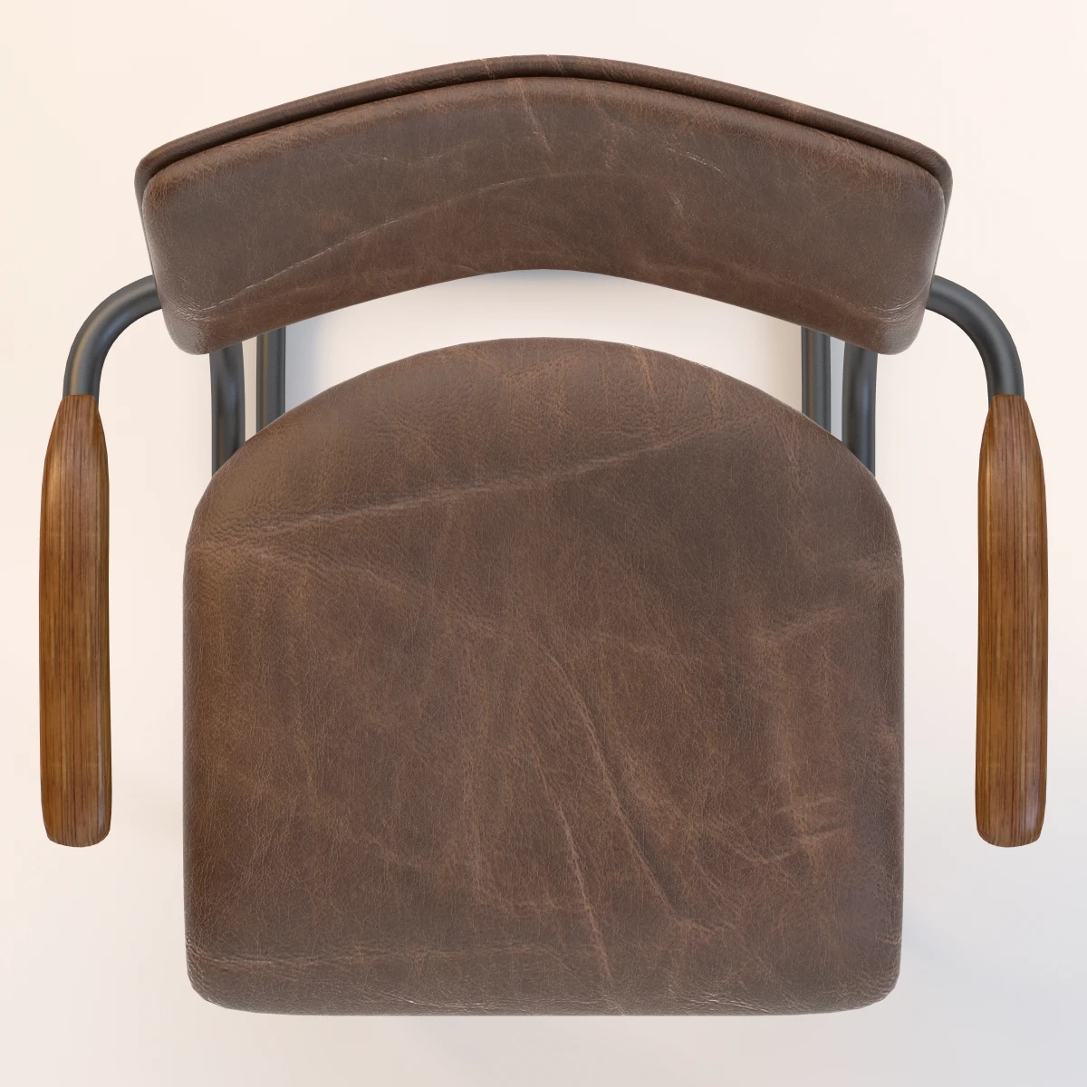 Stephen Industrial Loft Dining Chair 3D Model_07