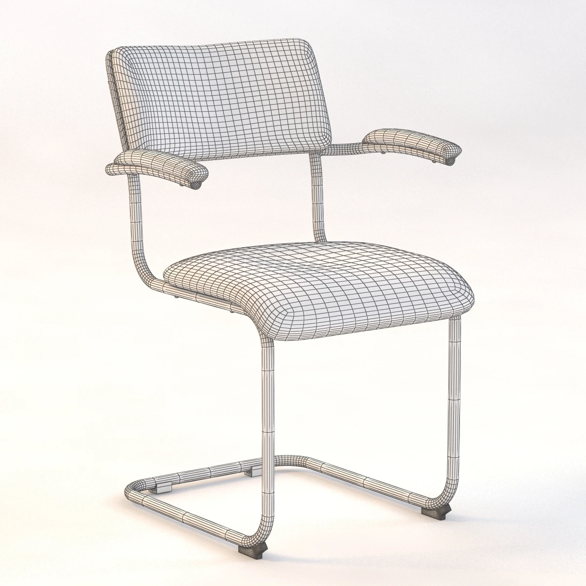 Stephen Industrial Loft Dining Chair 3D Model_09