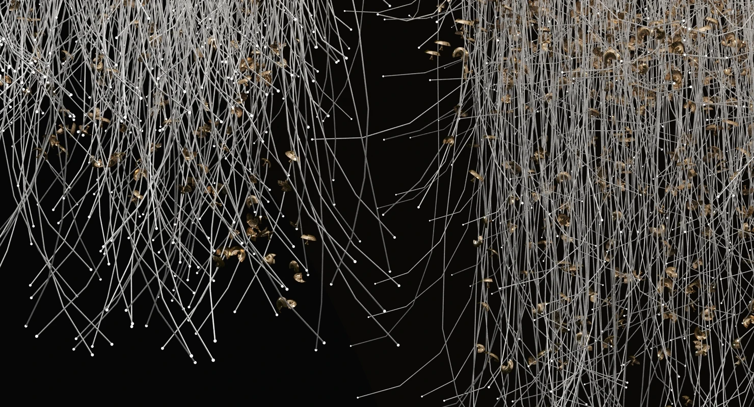 Photo Sharon Marston Flight Fiver Light Chandelier 3D Model_05