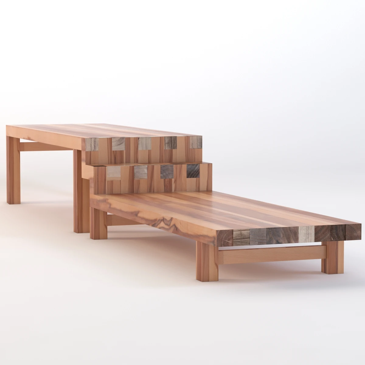 Stage Step Table 3D Model_01