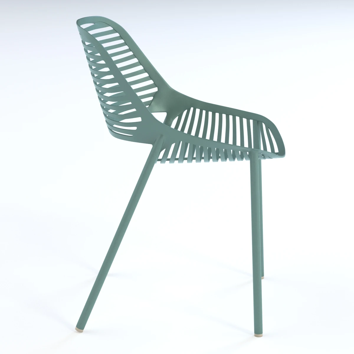 Niwa Aluminium Garden Chair 3D Model_04