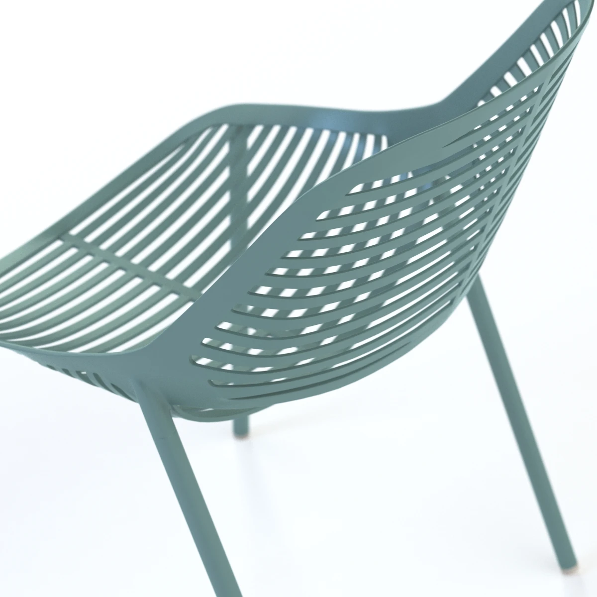 Niwa Aluminium Garden Chair 3D Model_08