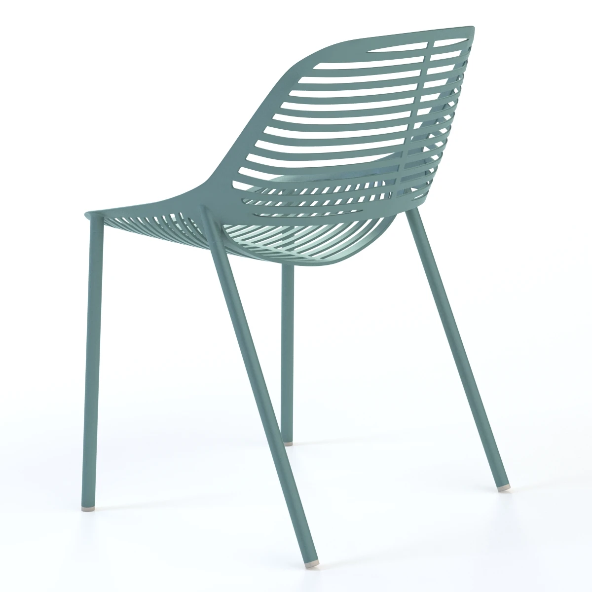 Niwa Aluminium Garden Chair 3D Model_03