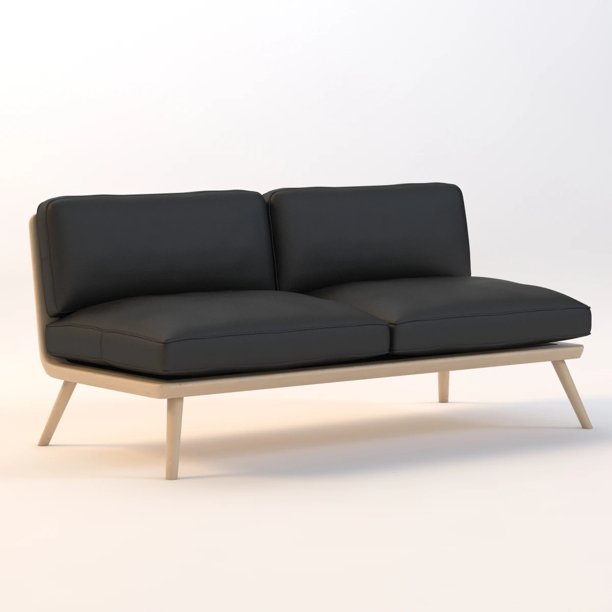 Spine Lounge Chair 3D Model_01