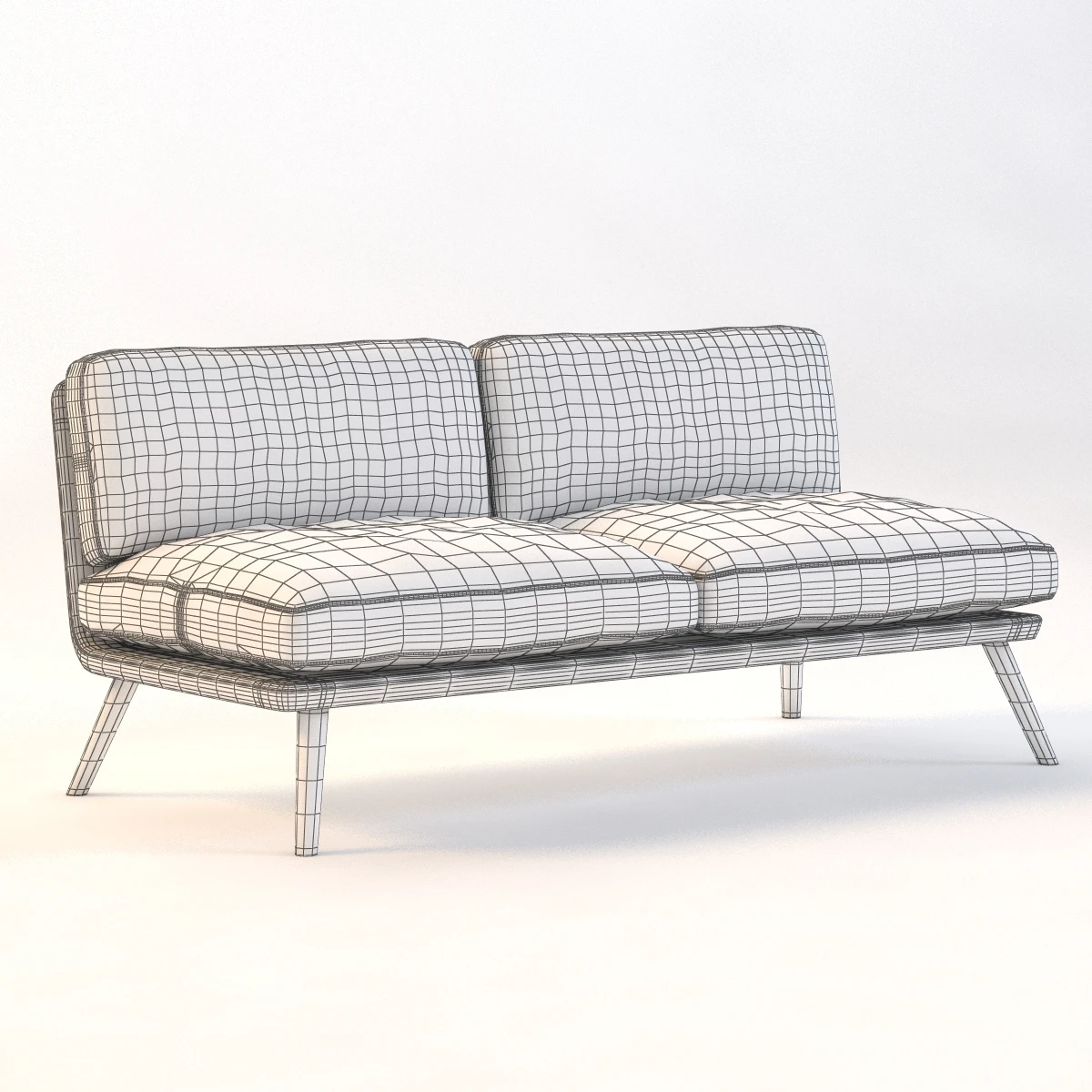 Spine Lounge Chair 3D Model_010