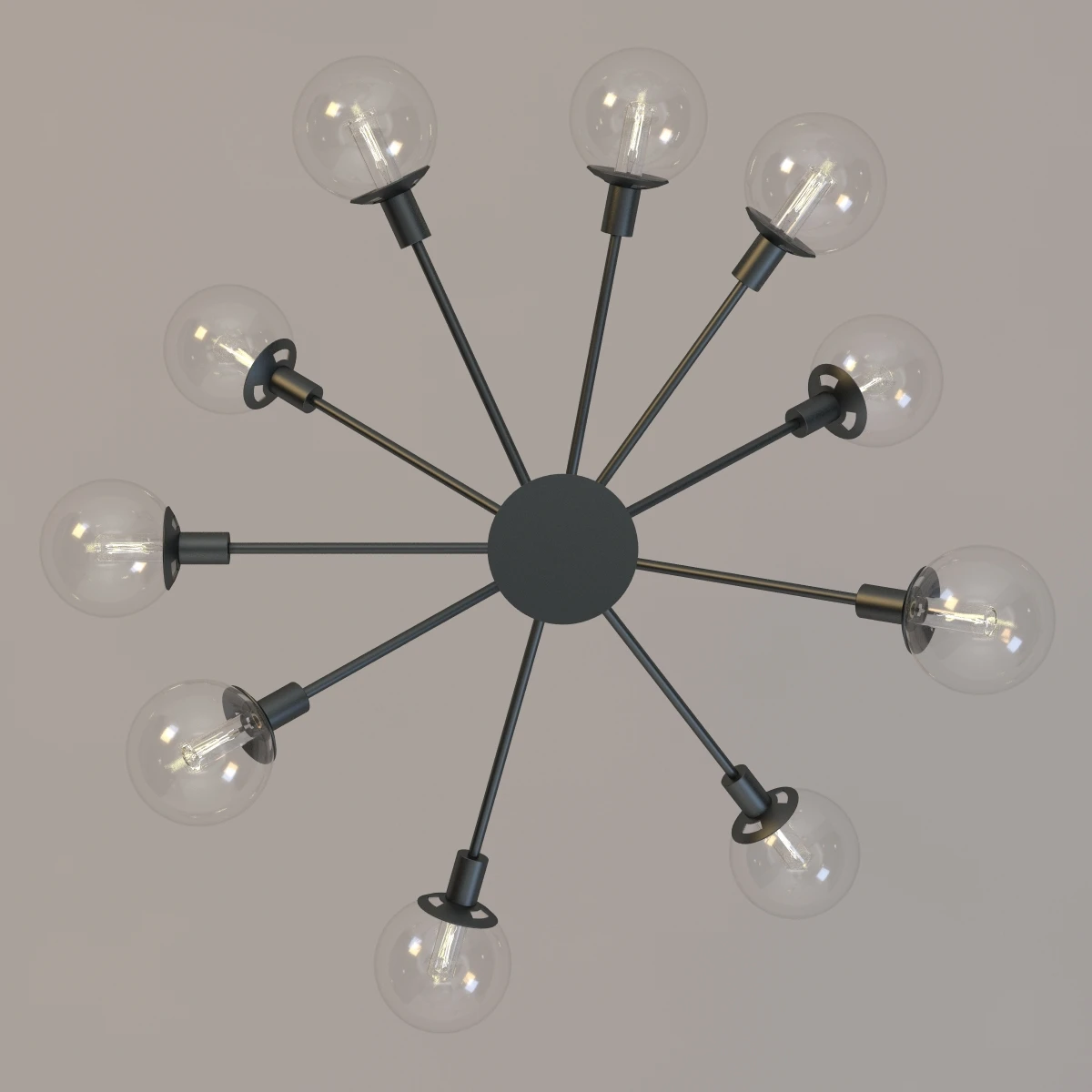 Sonneman Orb 10 Pendant Light 3D Model_08