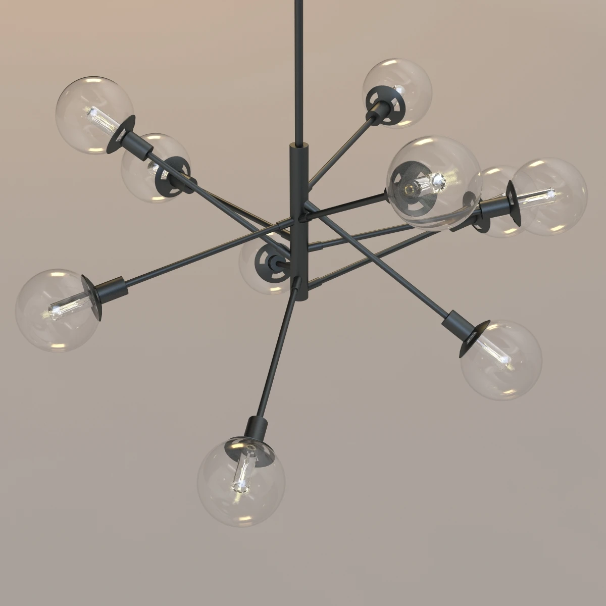 Sonneman Orb 10 Pendant Light 3D Model_05