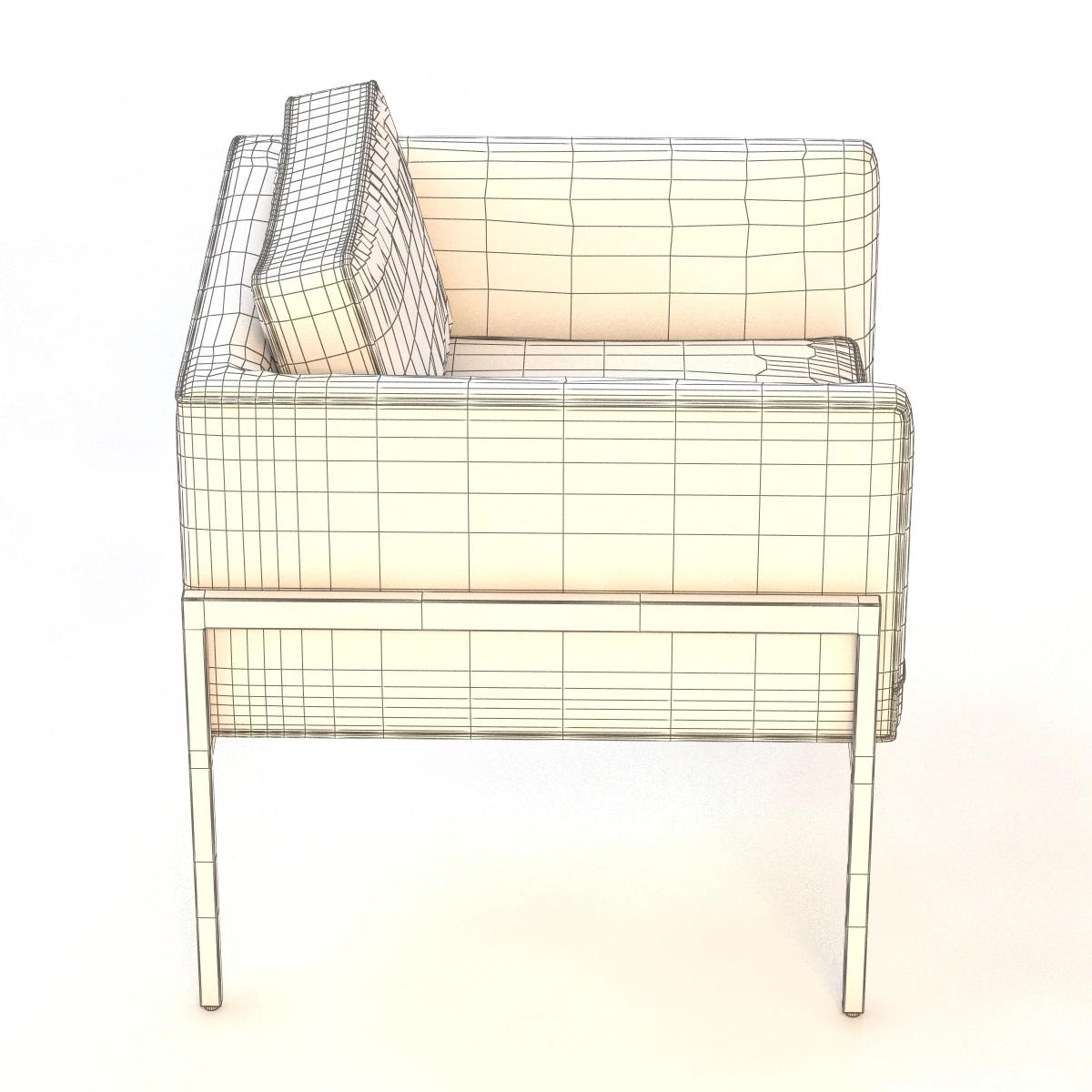 Octavio Lounge Chair 3D Model_010