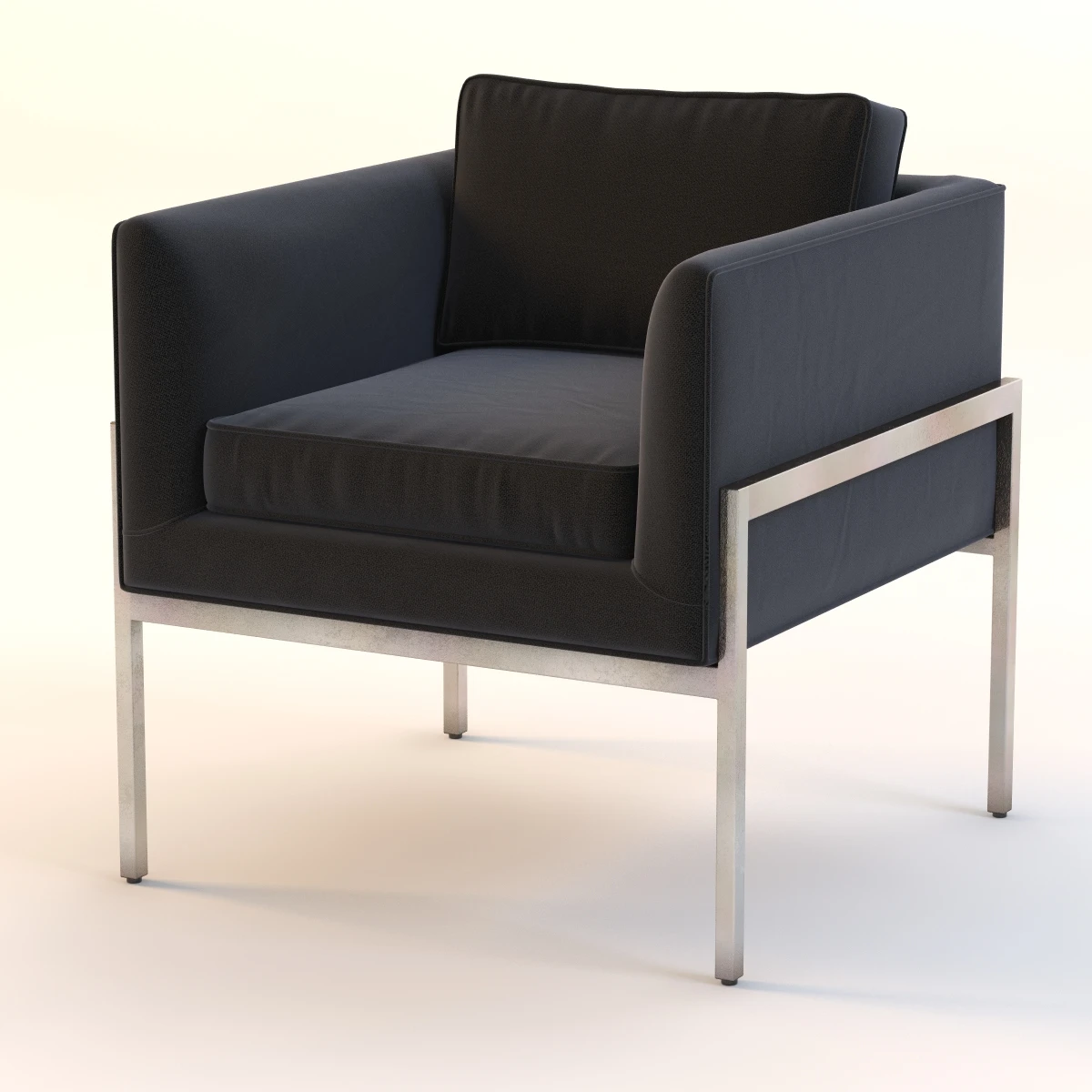 Octavio Lounge Chair 3D Model_06