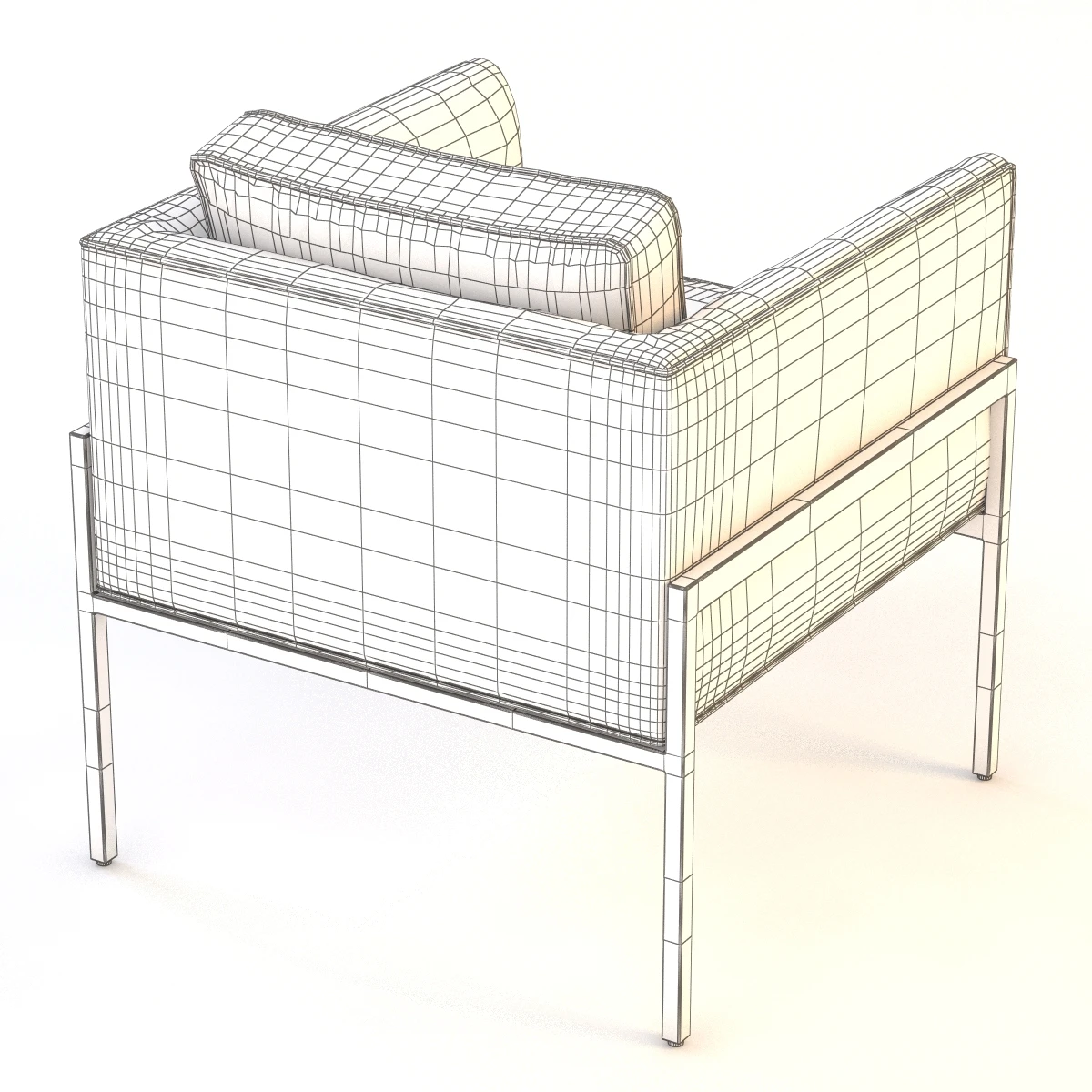 Octavio Lounge Chair 3D Model_011