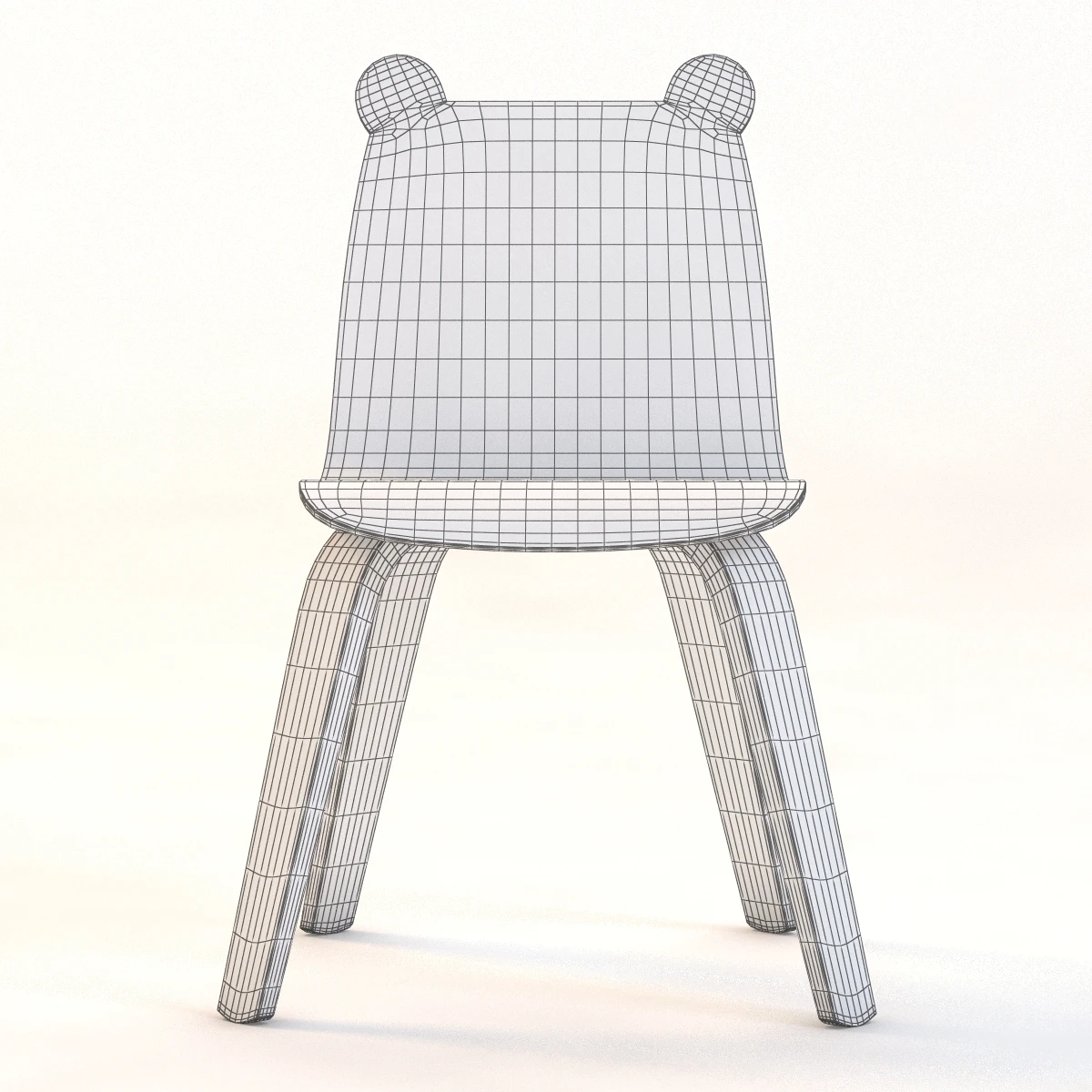 Oeuf Bear Play Chair 3D Model_014