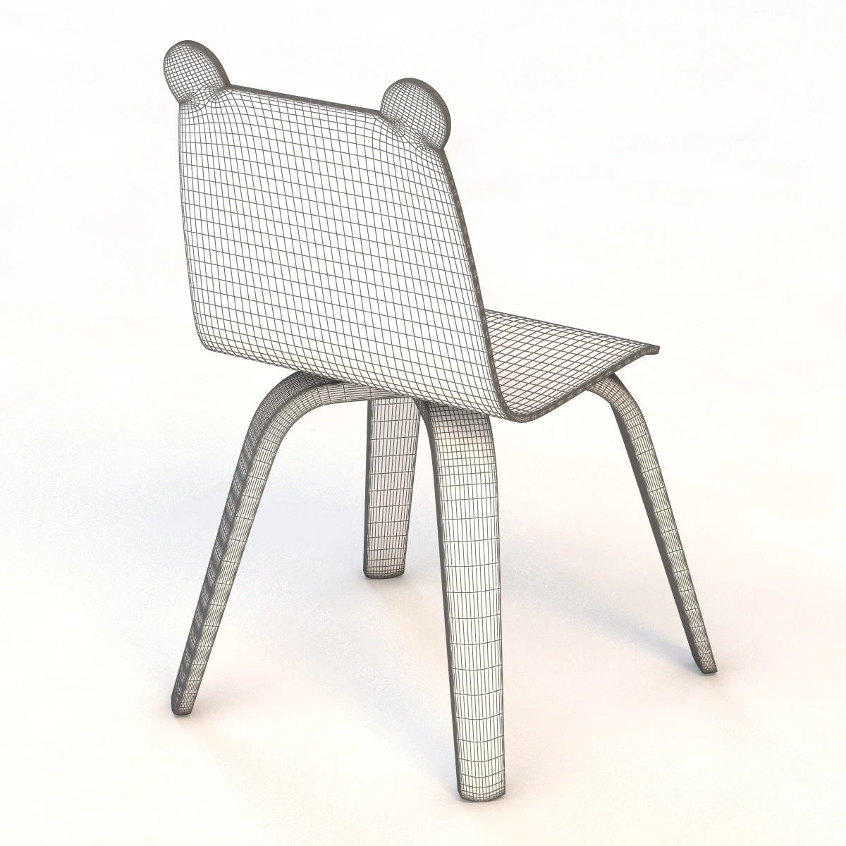 Oeuf Bear Play Chair 3D Model_011