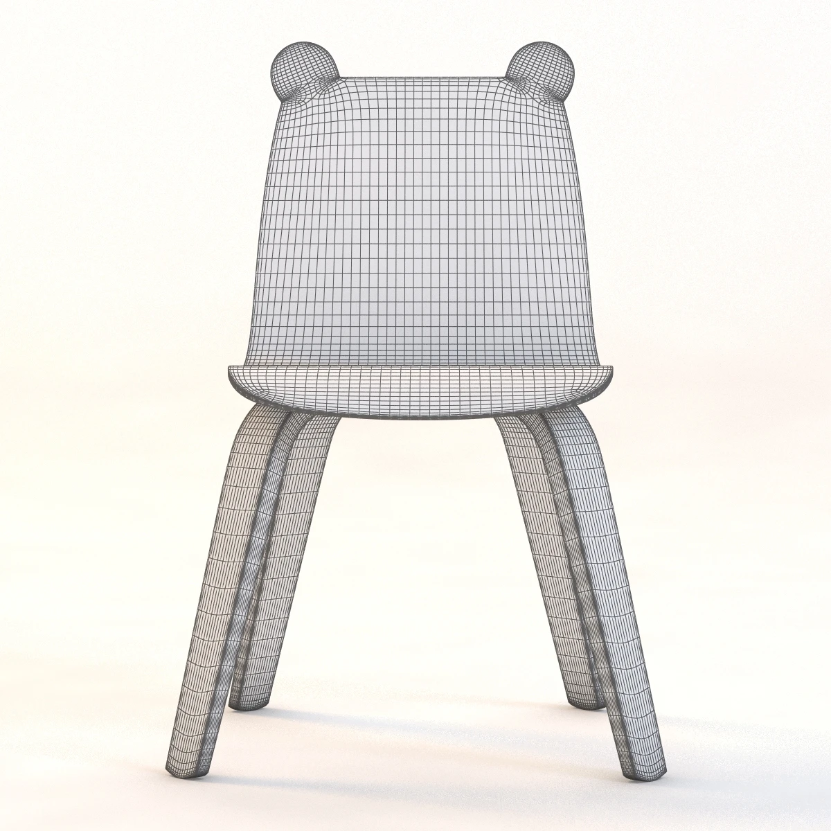 Oeuf Bear Play Chair 3D Model_013