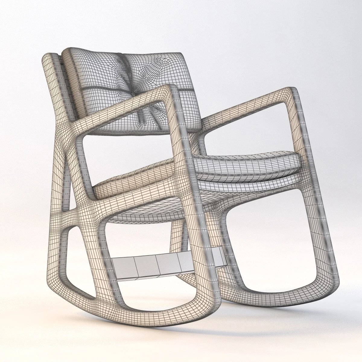 Sleepy Rocking Chair 3D Model_09