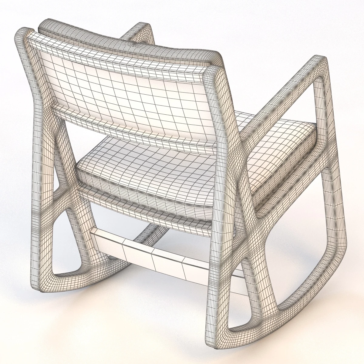 Sleepy Rocking Chair 3D Model_010