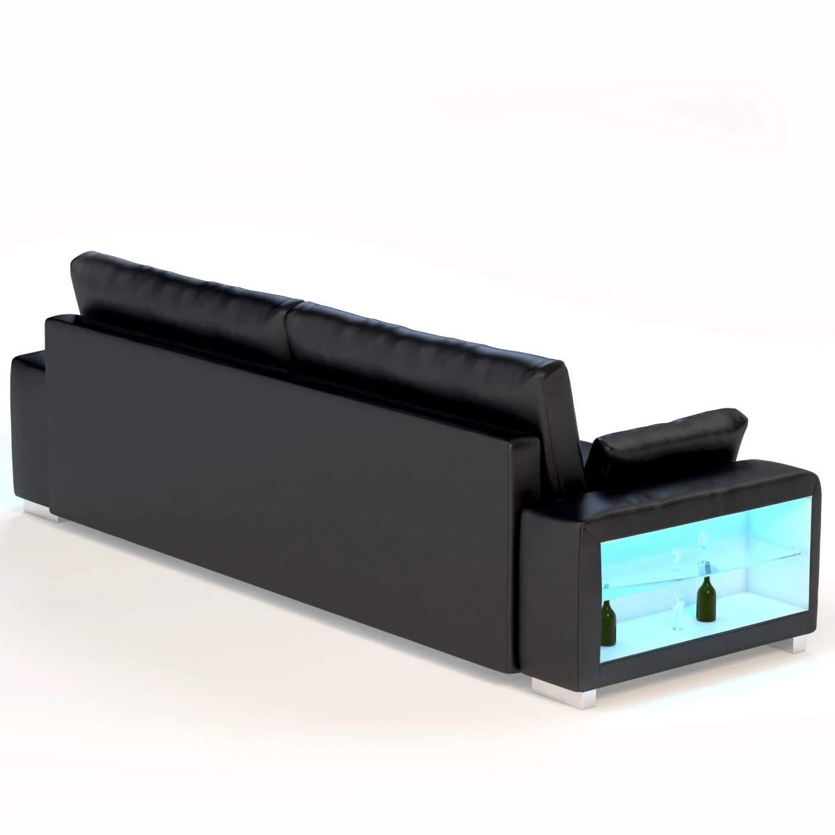 Slaapbank Met Of Zonder Verlichting Sofa 3D Model_03