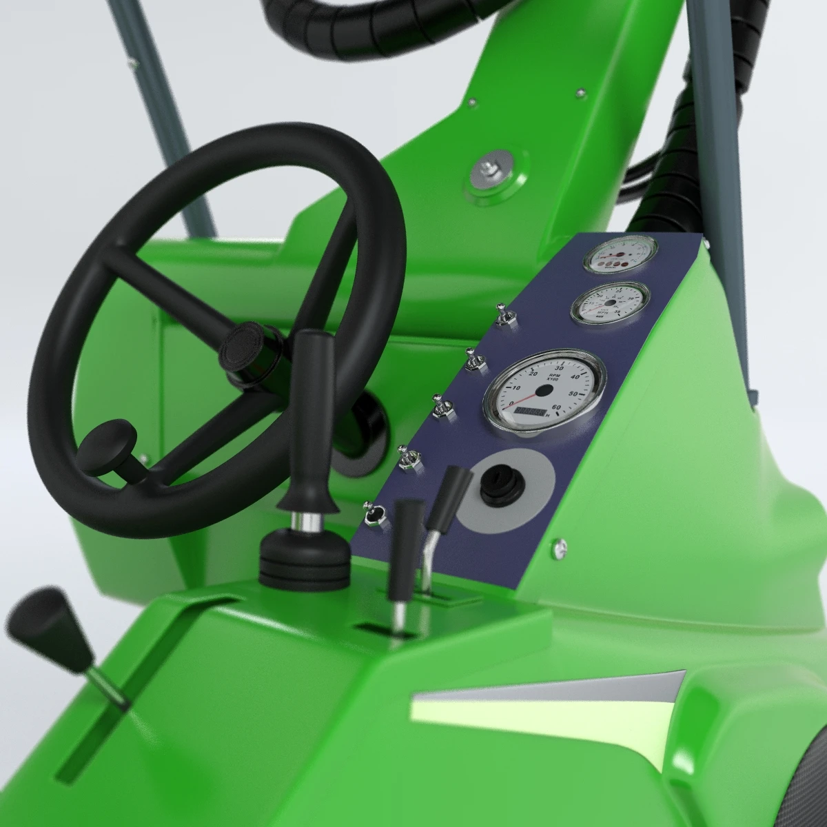 Skid Steer Loader Avant 528 Ts Truck 3D Model_09