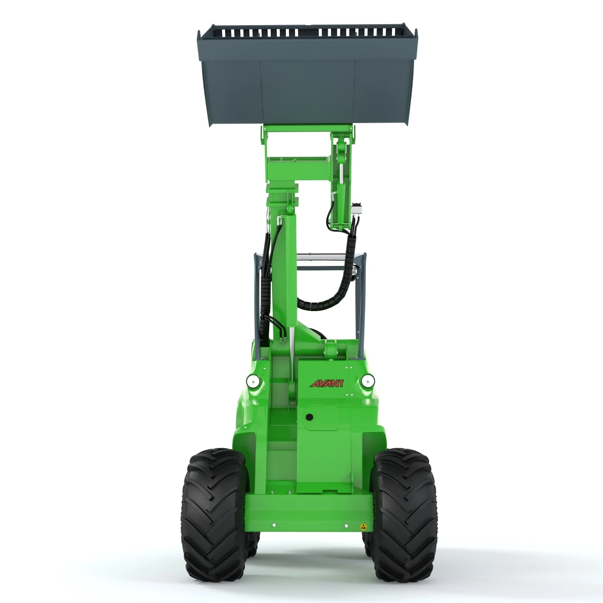 Skid Steer Loader Avant 528 Ts Truck 3D Model_04
