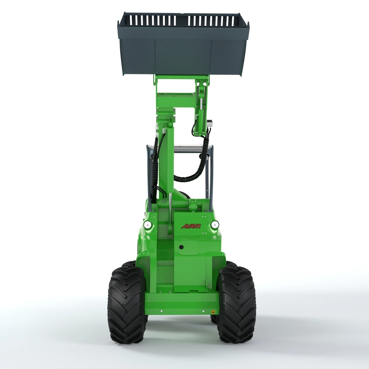 Skid Steer Loader Avant 528 Ts Truck 3D Model_08