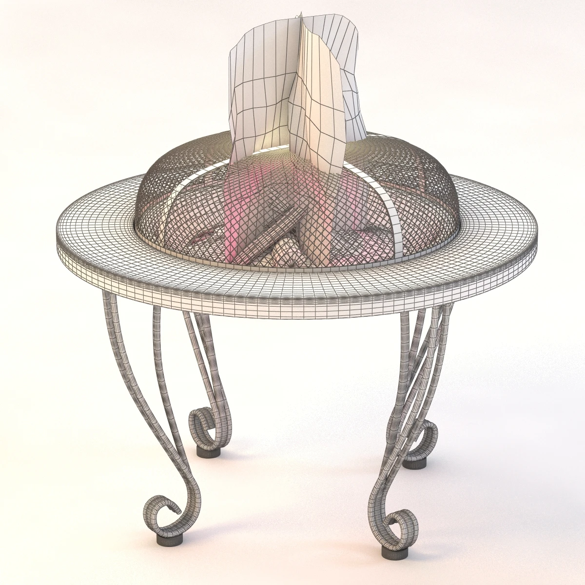 Outdoor Firepit 01 3D Model_08