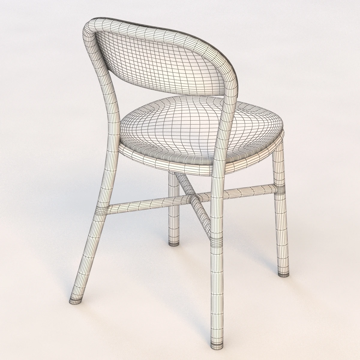 Pipe Chair 3D Model_010