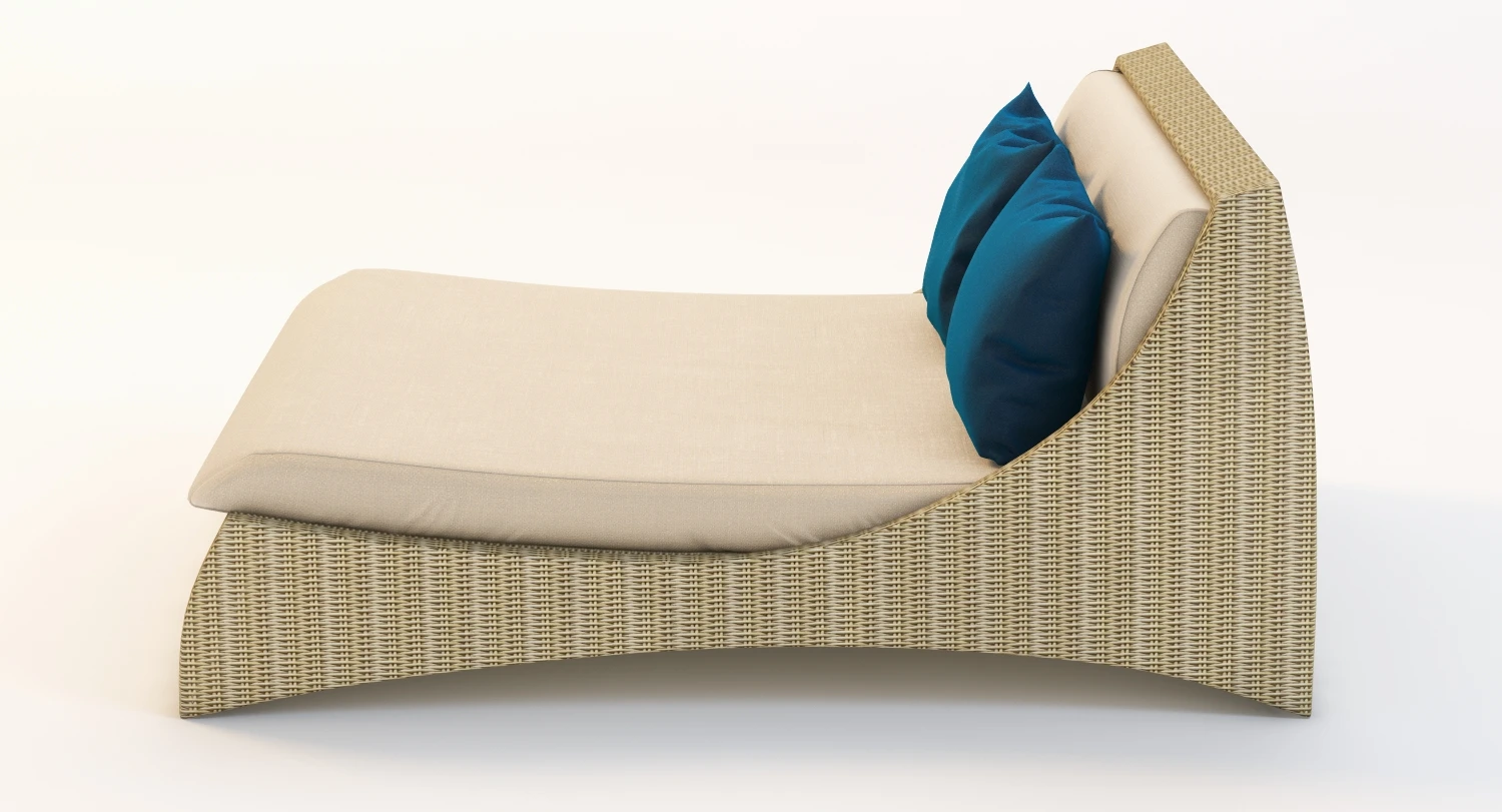 Outdoor Bed 3D Model_01