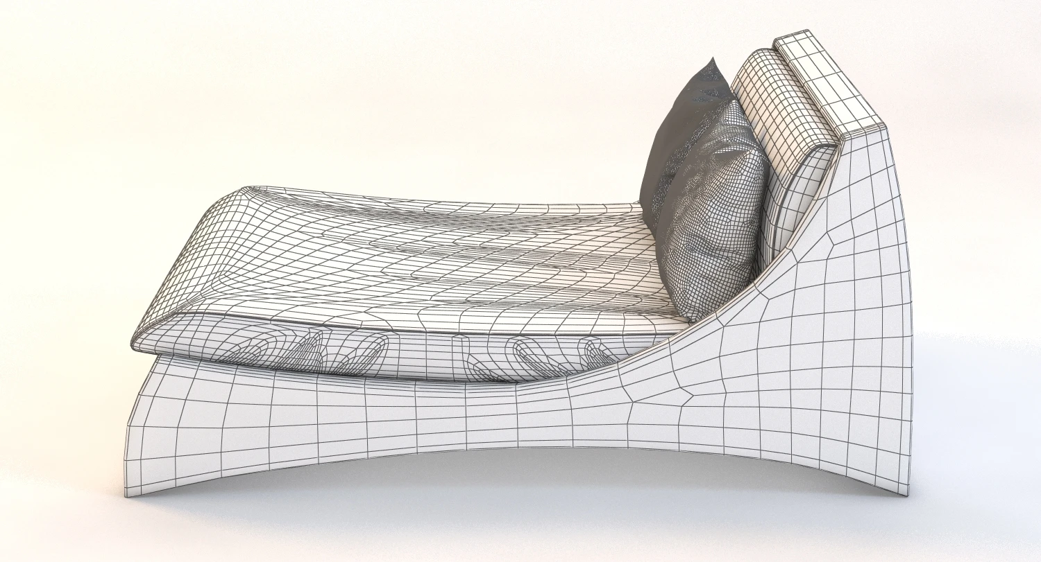 Outdoor Bed 3D Model_09