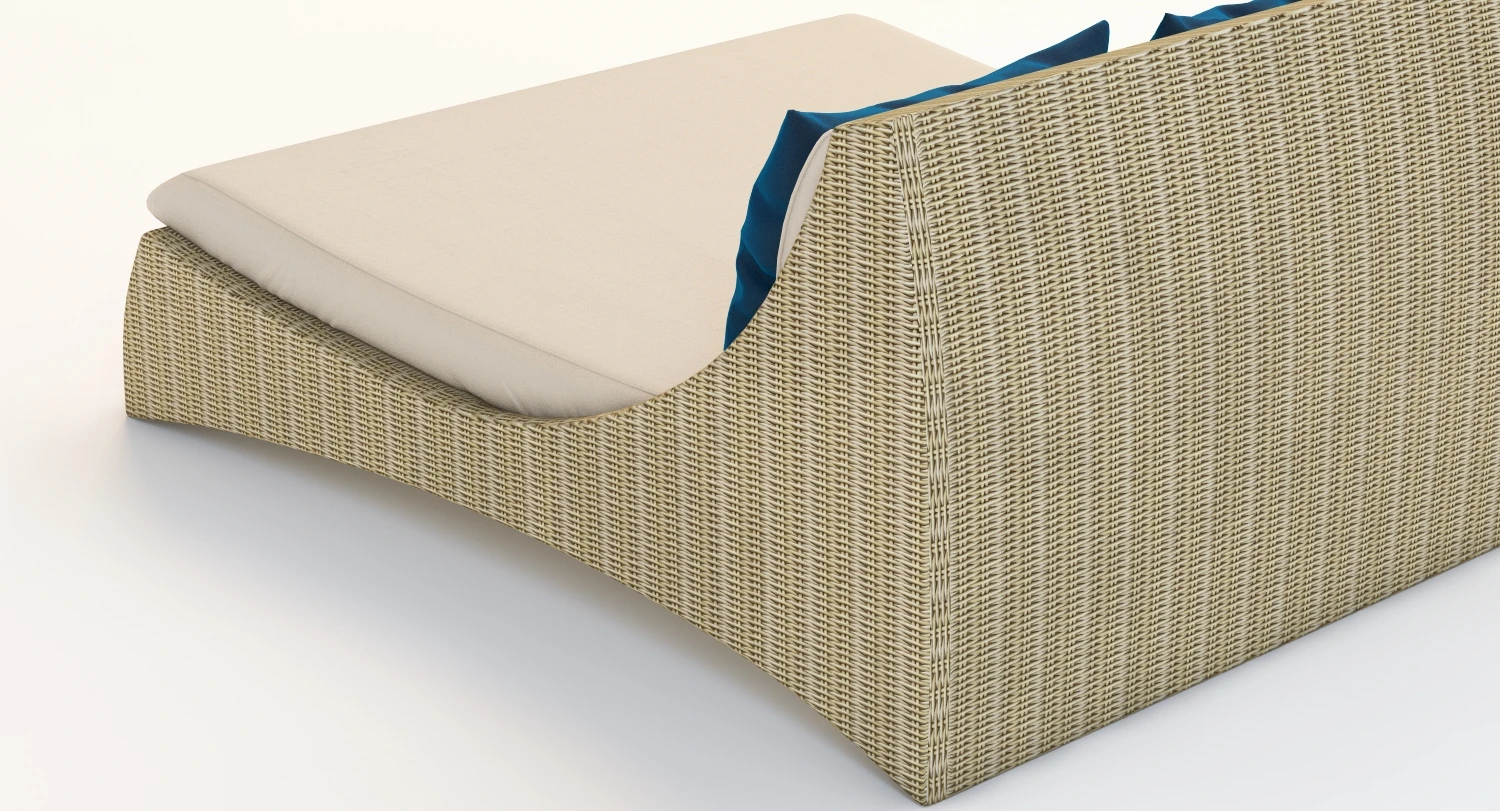Outdoor Bed 3D Model_04