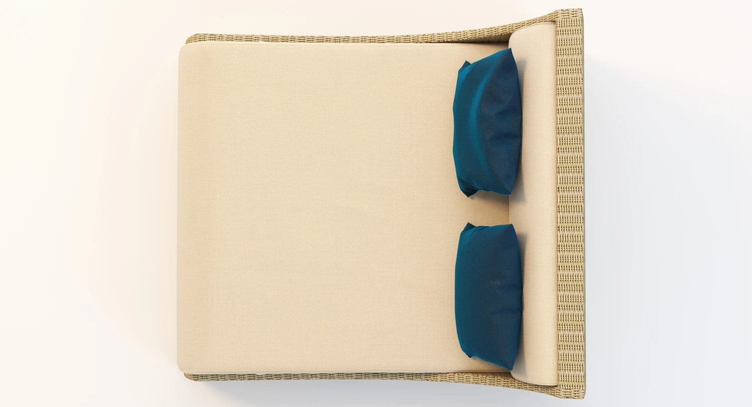Outdoor Bed 3D Model_07